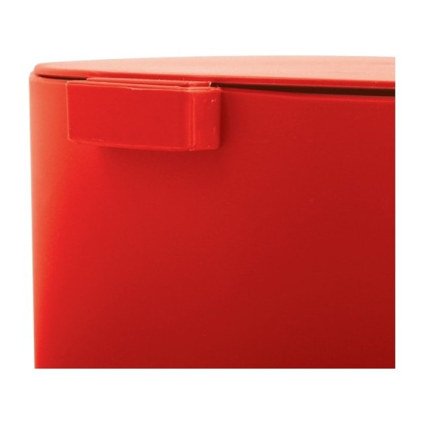 Poubelle à  pédale OSAKI 3L Rouge mat MSV