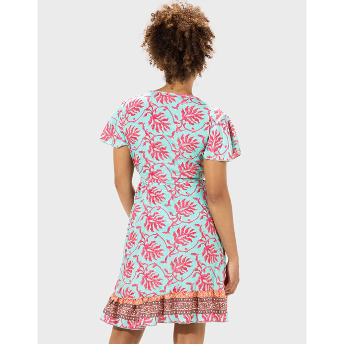 Vestido Corto Manga Corta - Feliz