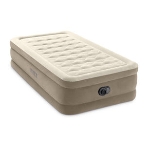 Colchón individual Intex Dura-Beam Ultra Plush, con bomba eléctrica incorporada, 99x191x46 cm