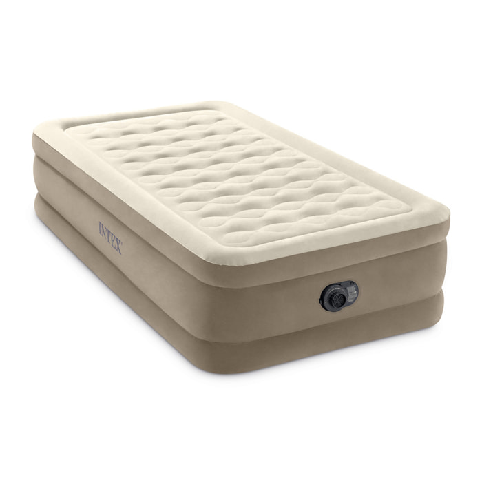 Colchón individual Intex Dura-Beam Ultra Plush, con bomba eléctrica incorporada, 99x191x46 cm