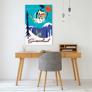 Tableau voyage en suisse Toile imprimée