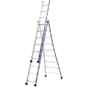 Échelle transformable Platinium 3 plans - TUBESCA - 2m38/5m18 - 02443608