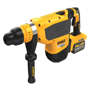 Perforateur SDS-Max XR Flexvolt 54V 13,3J - DEWALT - avec 2 batteries 54V 3Ah - chargeur - coffret - DCH735X2-QW