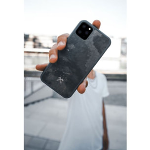 Coque bumper WOODCESSORIES iPhone 11 Pro Pierre volcano noir