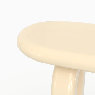 Console laquée blanche en MDF, 120 cm - Opale