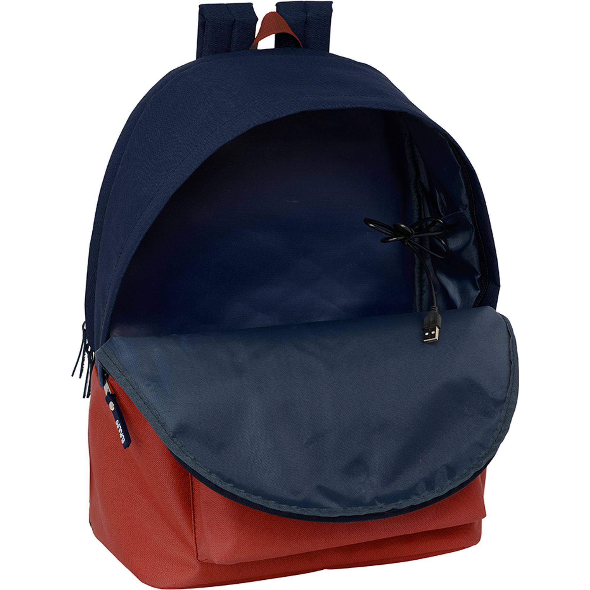 Mochila doble para portatil 15,6"+usb el pulpo "caldera"