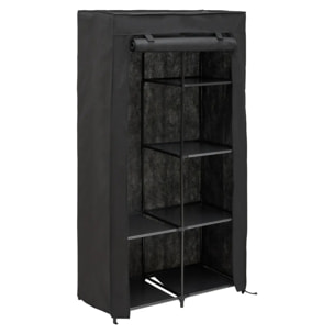 Penderie Dressy rectangulaire 88x165cm noir