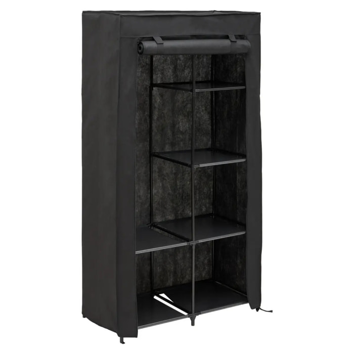 Penderie Dressy rectangulaire 88x165cm noir