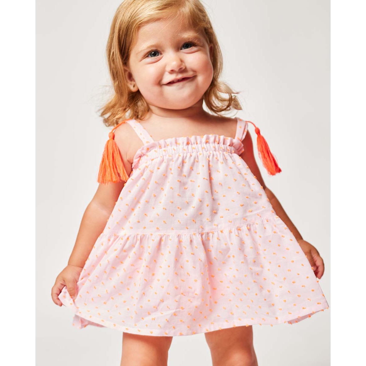 VESTIDO PLUMETI FLÚOR