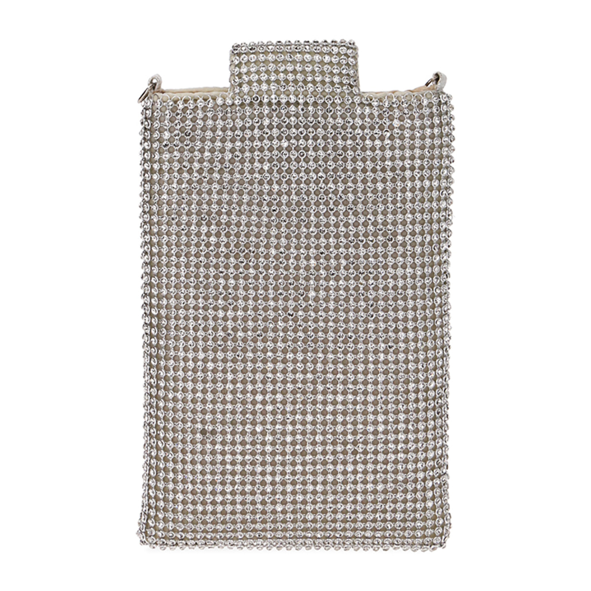 Portacellulare argento metallico