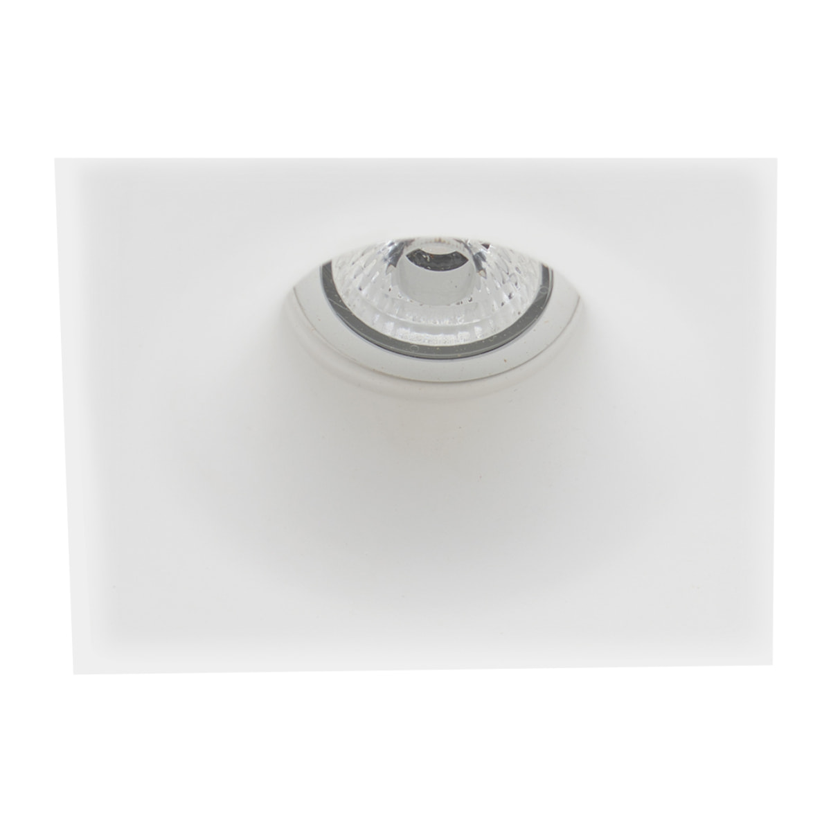LEDS C4 Downlight Ges Recessed Square B 5W 39.4º Blanco Ip23 485Lm