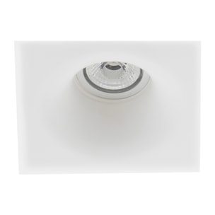 LEDS C4 Downlight Ges Recessed Square B 5W 39.4º Blanco Ip23 485Lm