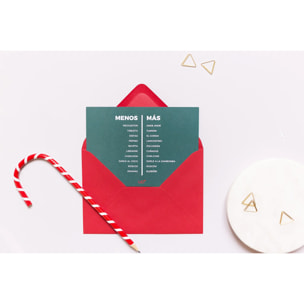 Postal "Menos - Más" Navidad