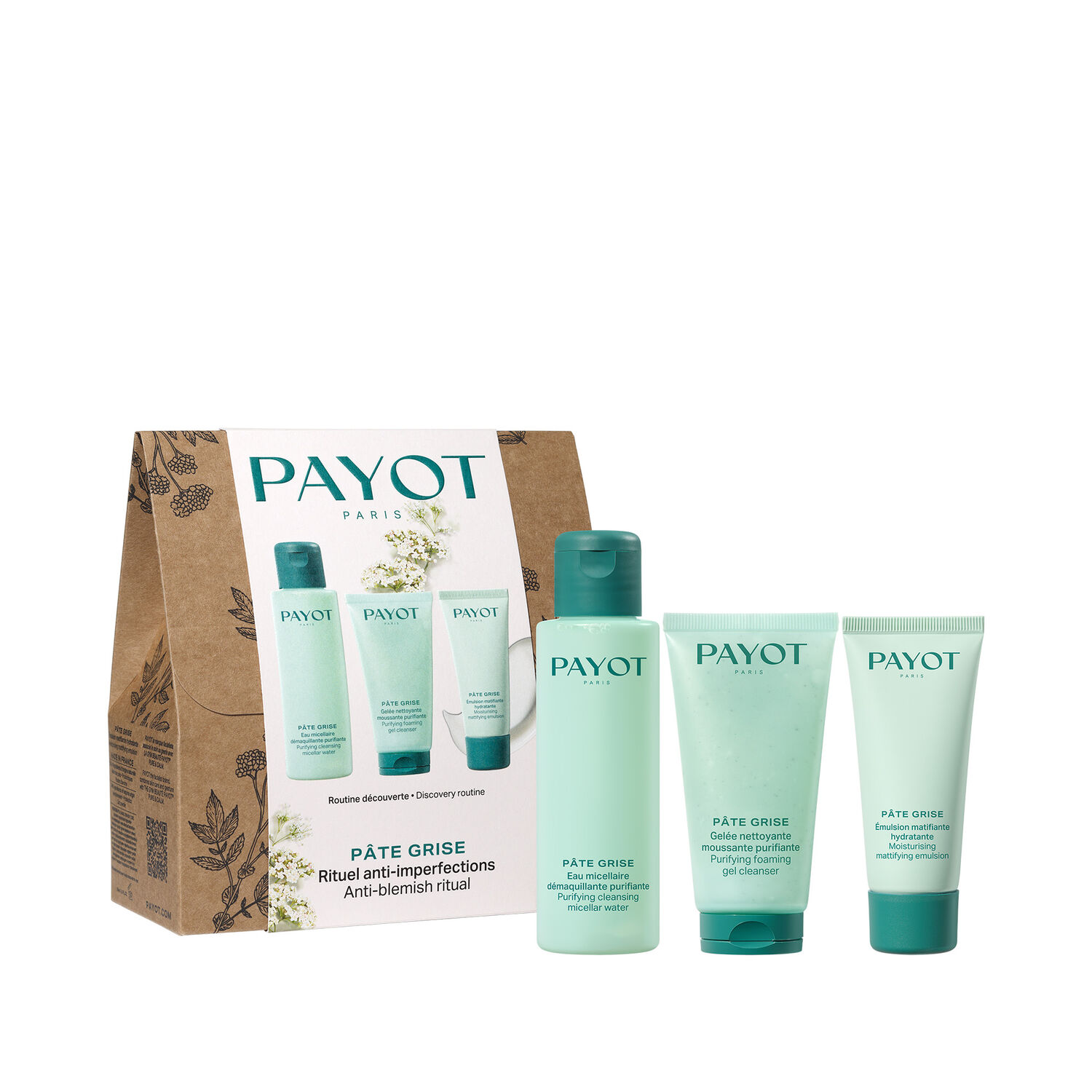 Pâte Grise - Coffret Rituel Pureté Anti-Imperfections - 3 produits