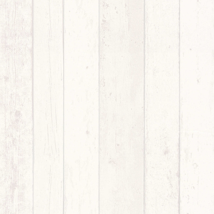 Papier peint planche de bois - Blanc