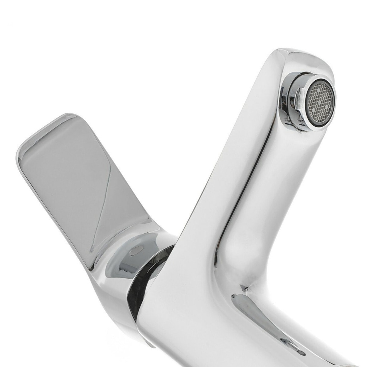 Optima Cube Way mitigeur de lavabo sur pied, sans vidage, chrome brillant (CU271)