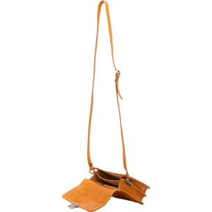Borsa a tracolla da donna - Modello False - Vera pelle - 20.0 x 16.0 x 7.0 cm