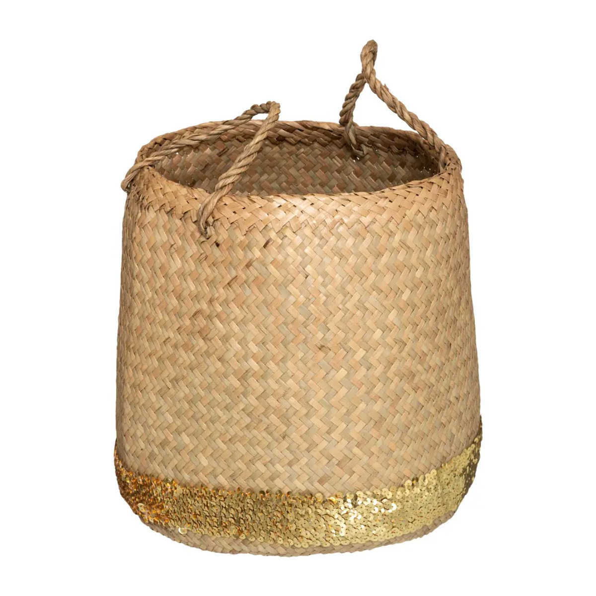 Panier Sequins Rond x 3