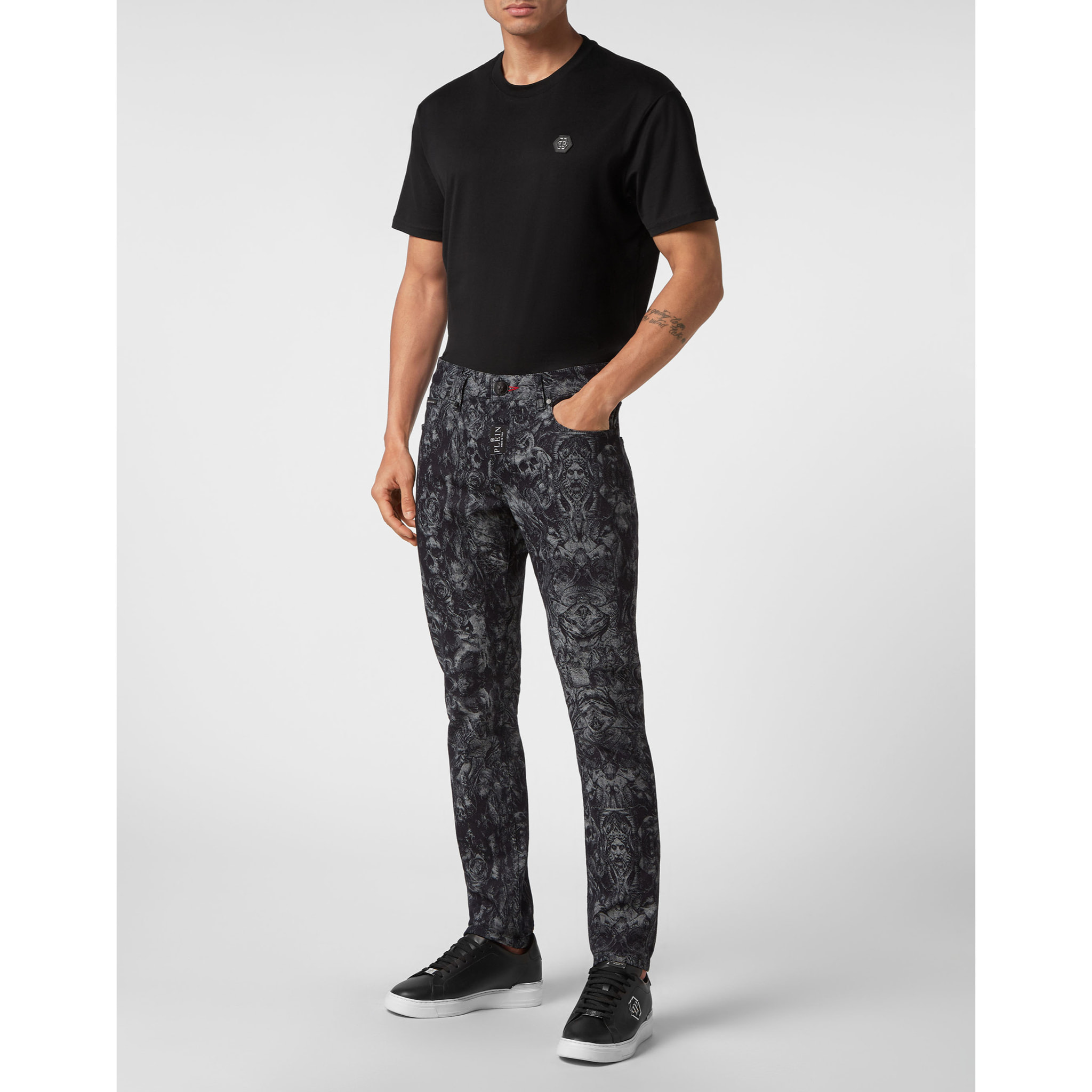 PHILIPP PLEIN Jeans taglio straight TATTOO