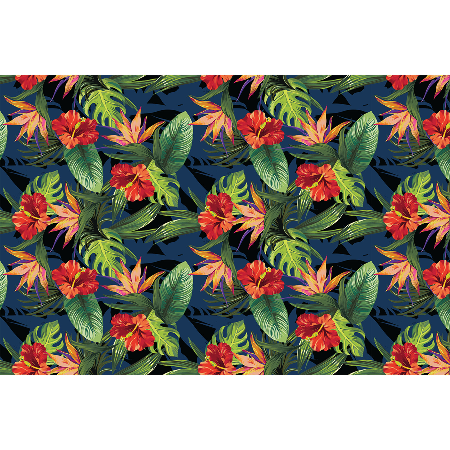 Sticker meuble tropical ganzo 60 x 90 cm