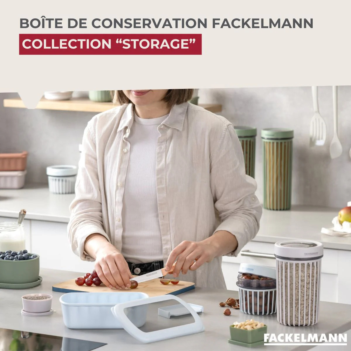 Boite à Provisions 0,5 Litre Fackelmann Storage