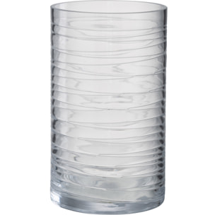 J-Line photophore Lignes - verre - transparent - large