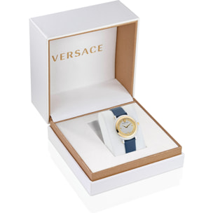 Versace Reloj Analógico De Cuarzo Greca Flourish