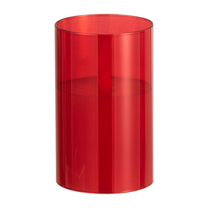 J-Line lampe Brillante - verre - rouge - small - LED