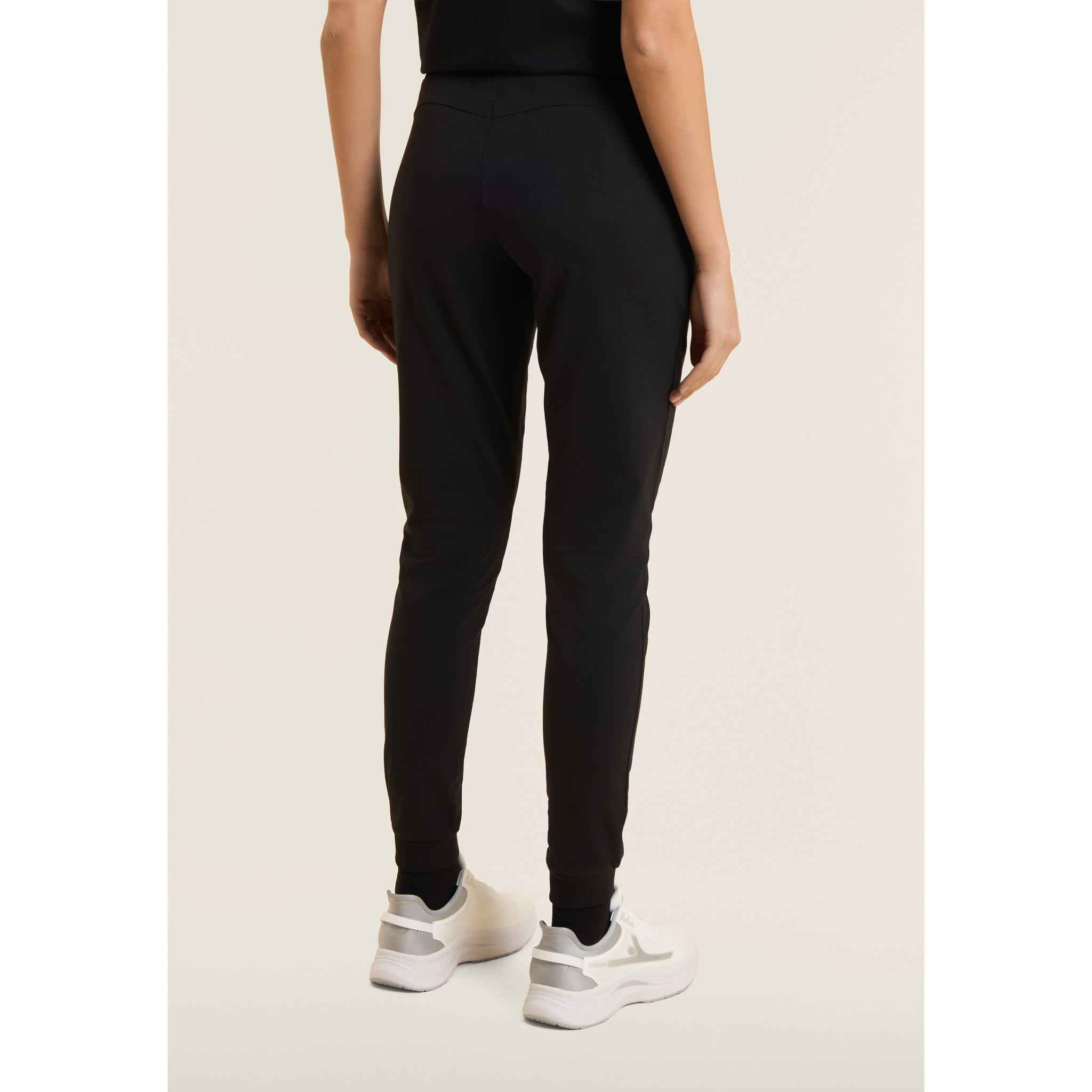 Pantaloni Sportivi con Polsini e Vita in Costina