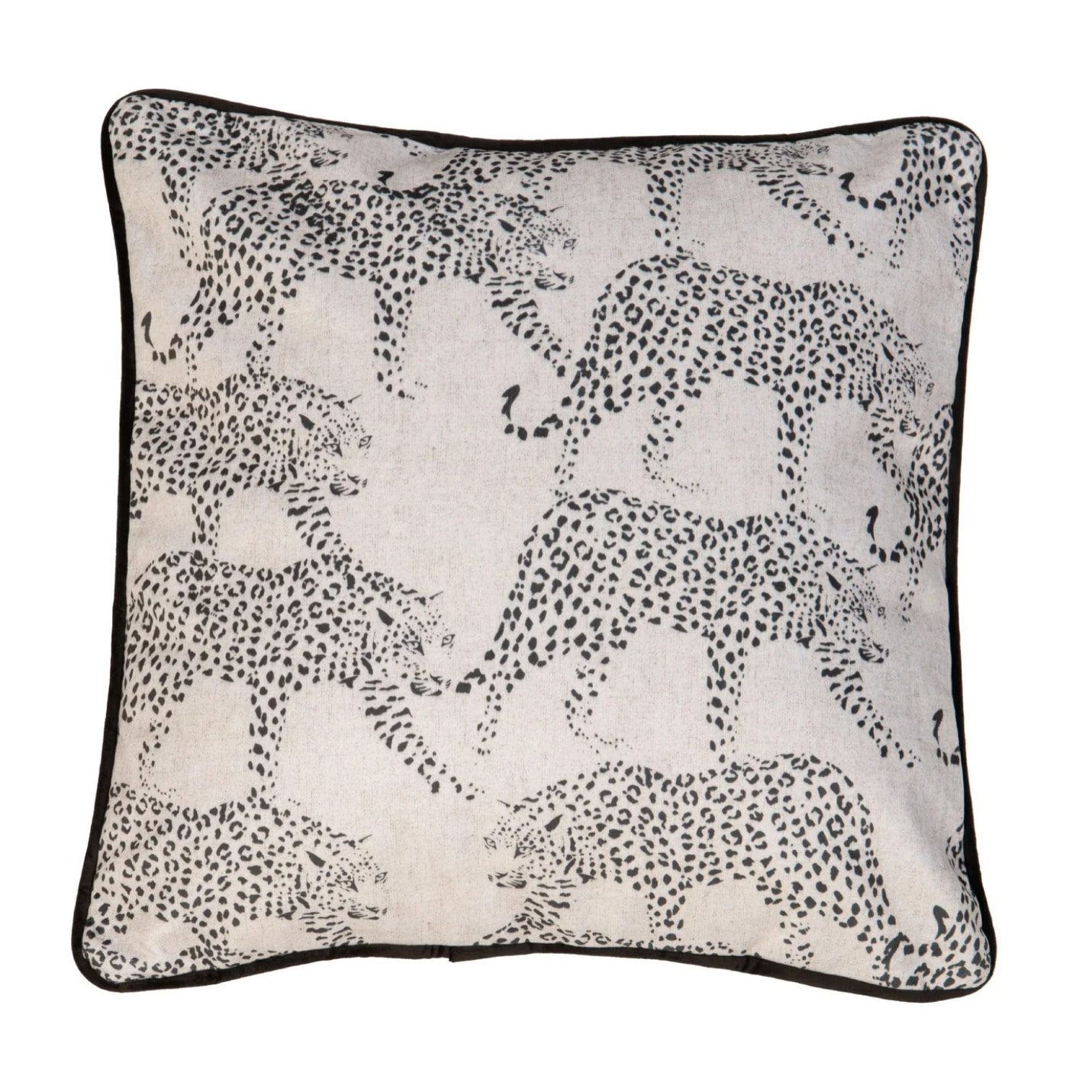 Cojin Velvet Leopardos 45x13x45 Cm