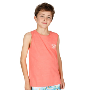 Camiseta de niño coral