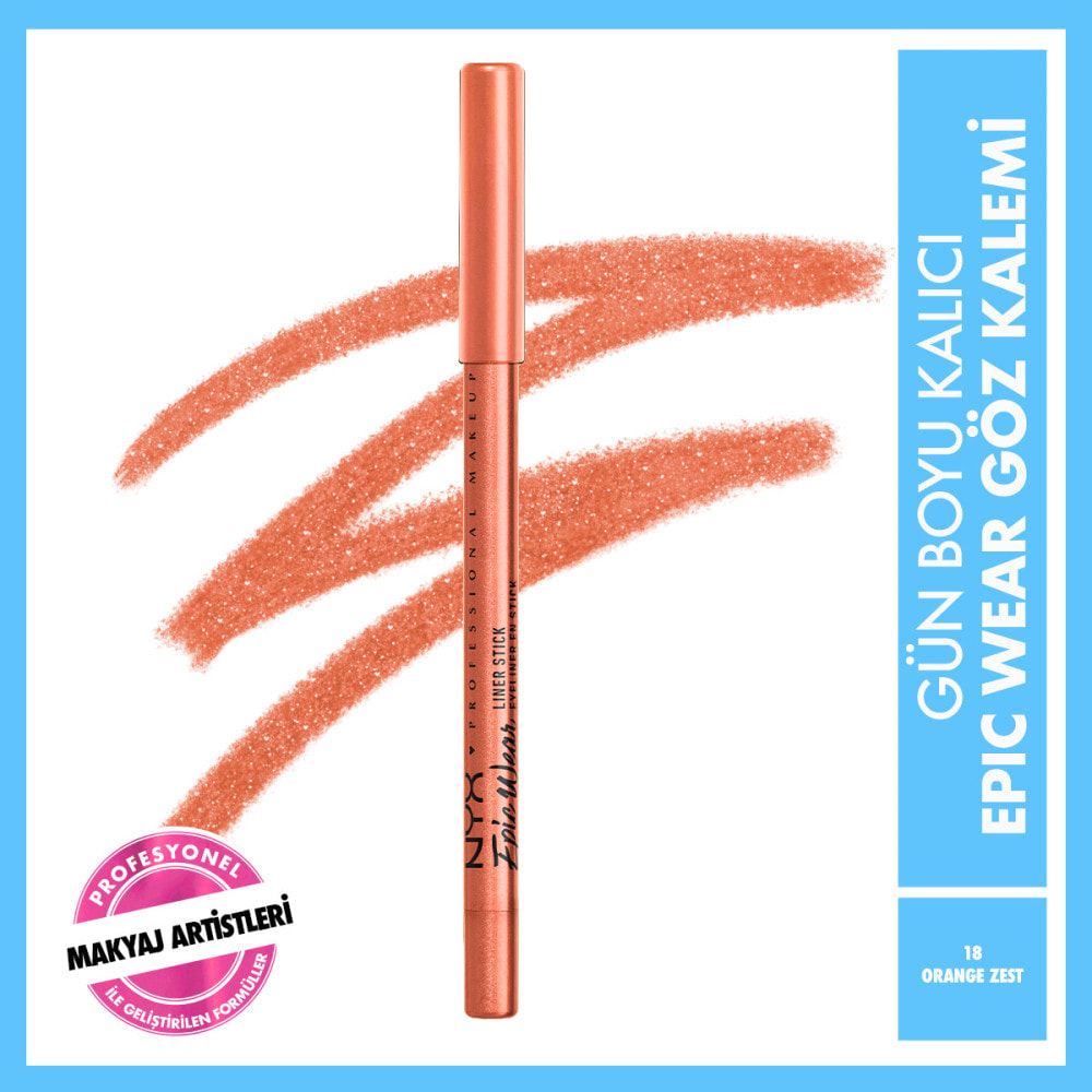 NYX Professional Makeup Epic Wear Semi Eyeliner Orange Zest