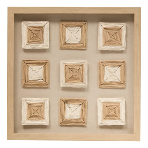 Décoration murale Rafael 50x50cm beige