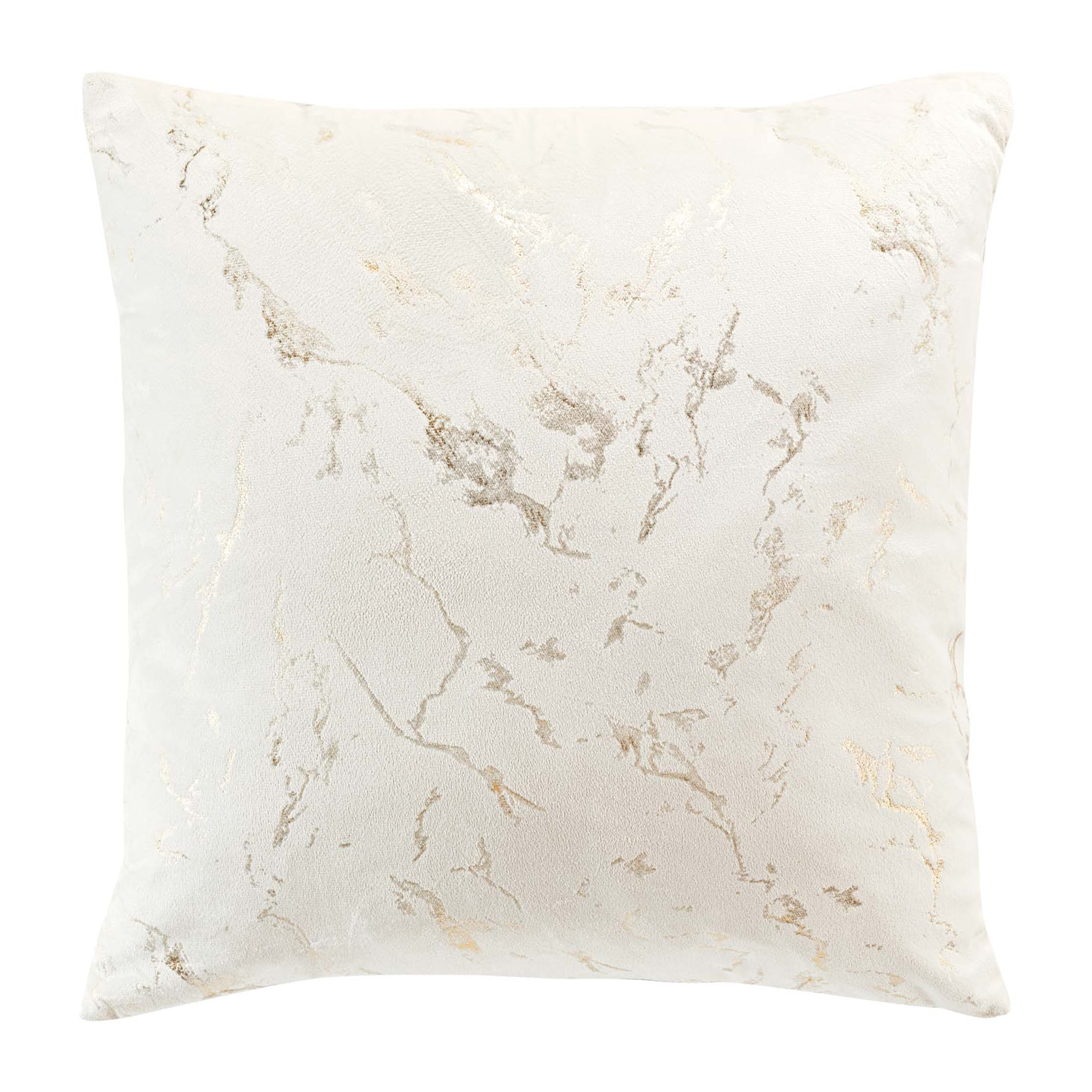 Coussin blanc  - Effet marbré - Blanc