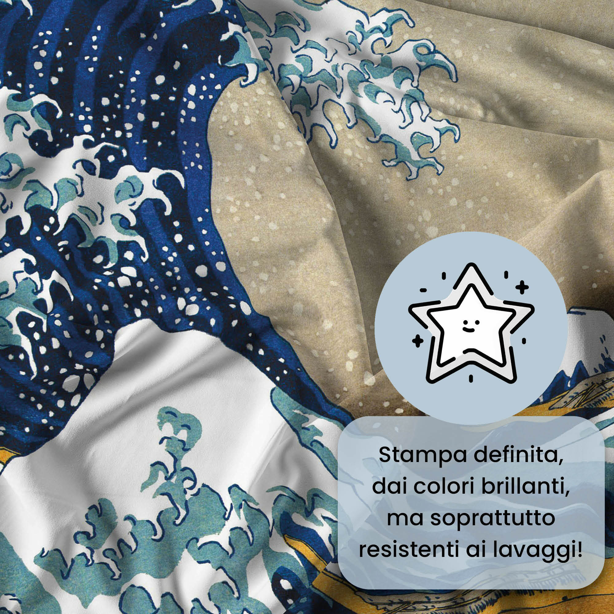PARURE LETTO SOGNI D'AUTORE, Stampa Digitale, 100% Cotone - 51