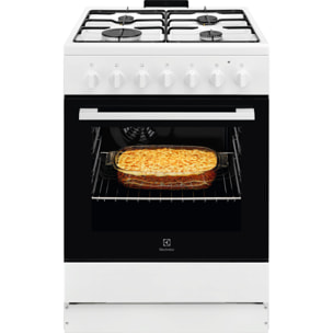 Electrolux Cucina a libera installazione mista piano a gas + forno elettrico LKK620010W