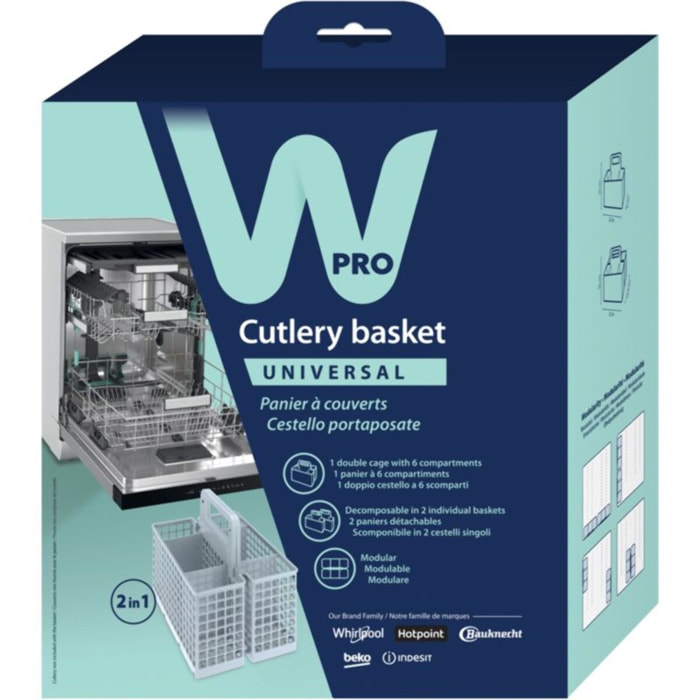 Panier WPRO à couverts LV  DWB304