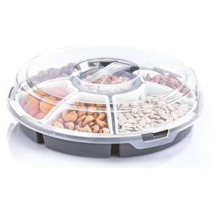 juego de servir en polipropileno ø33x9cm blanco