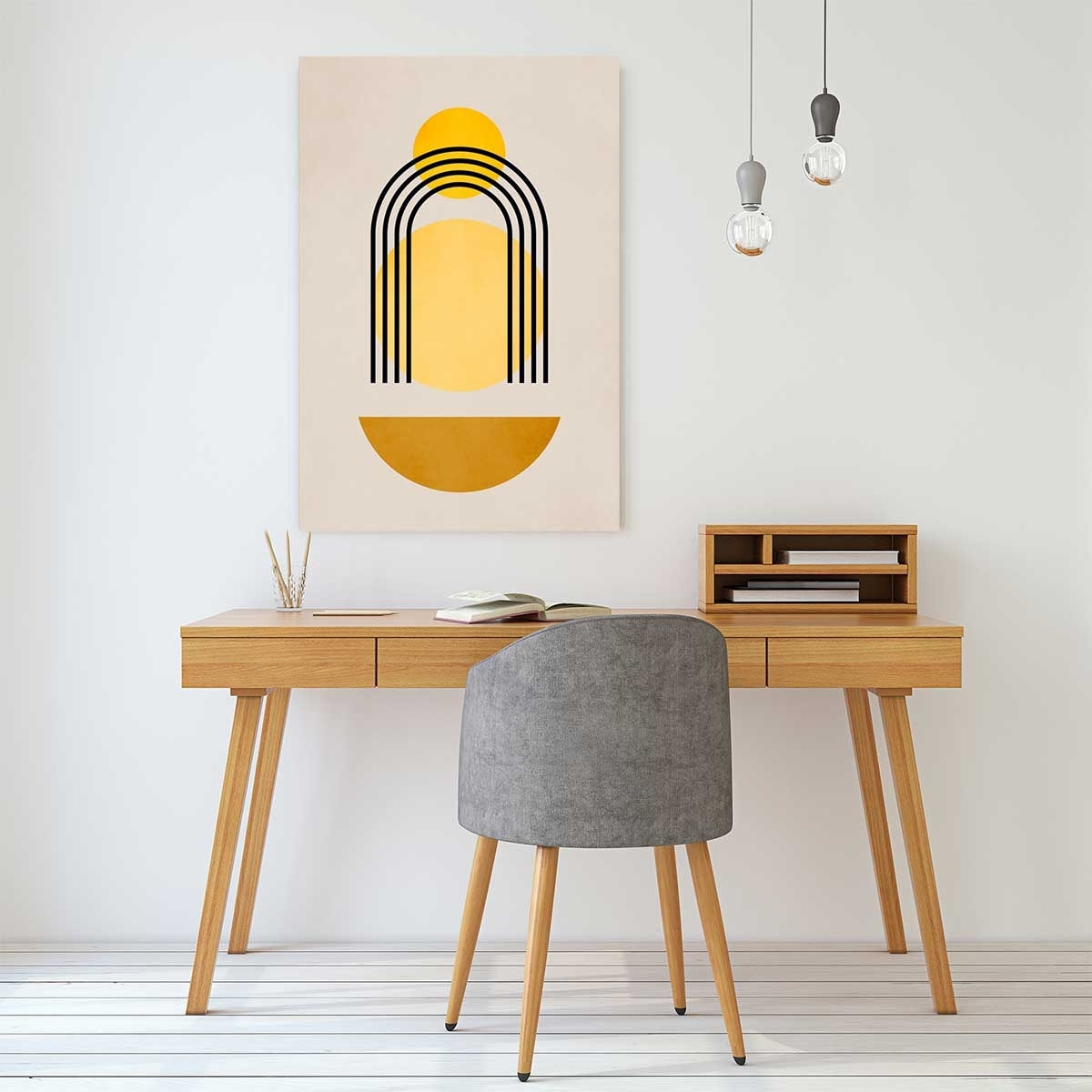 Tableau dessin abstrait Bauhaus n°5 Tableau plexiglas