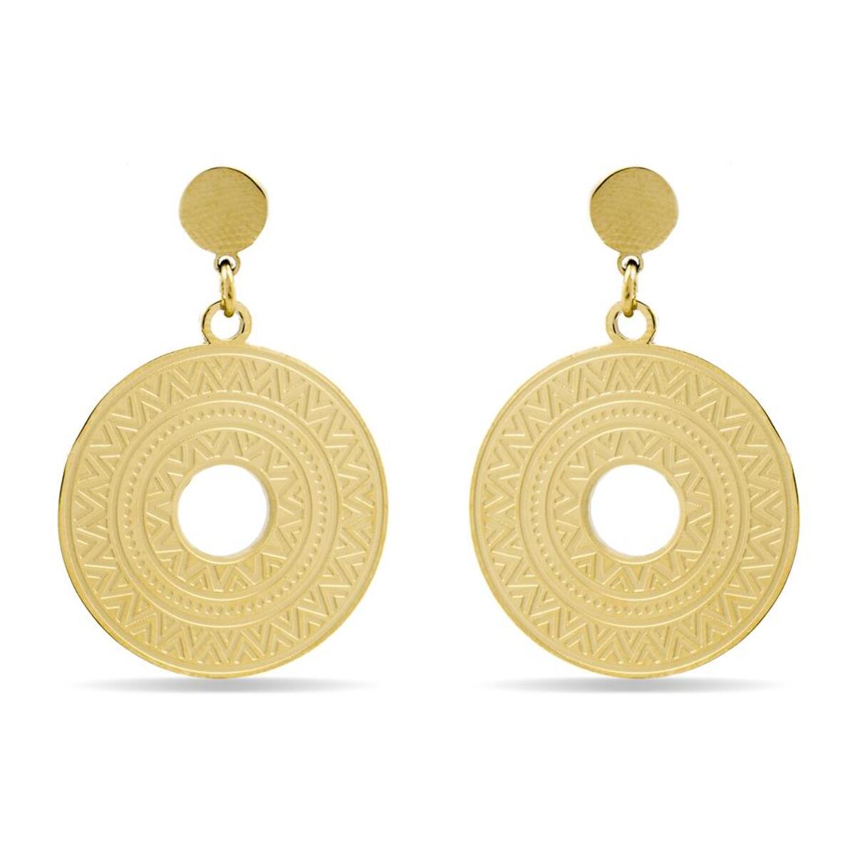 Pendientes Lux by Lux acabados oro 18k