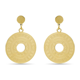 Pendientes Lux by Lux acabados oro 18k