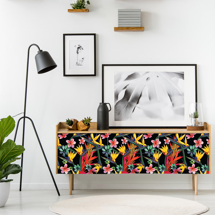 Sticker meuble tropical manizalo 60 x 90 cm