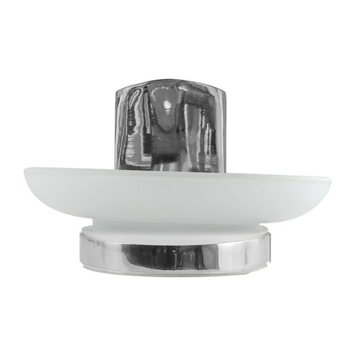 Porte savon à fixer Verre & Chromé TAKU Transparent Spirella