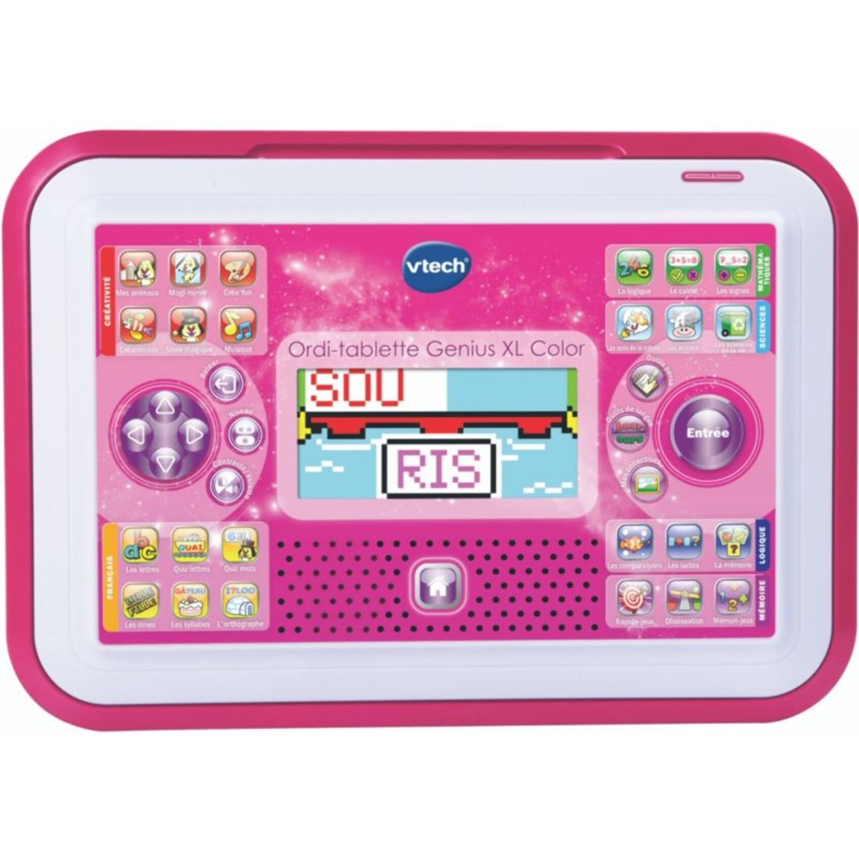 Ordinateur enfant VTECH Ordi-tablette Genius XL Color rose