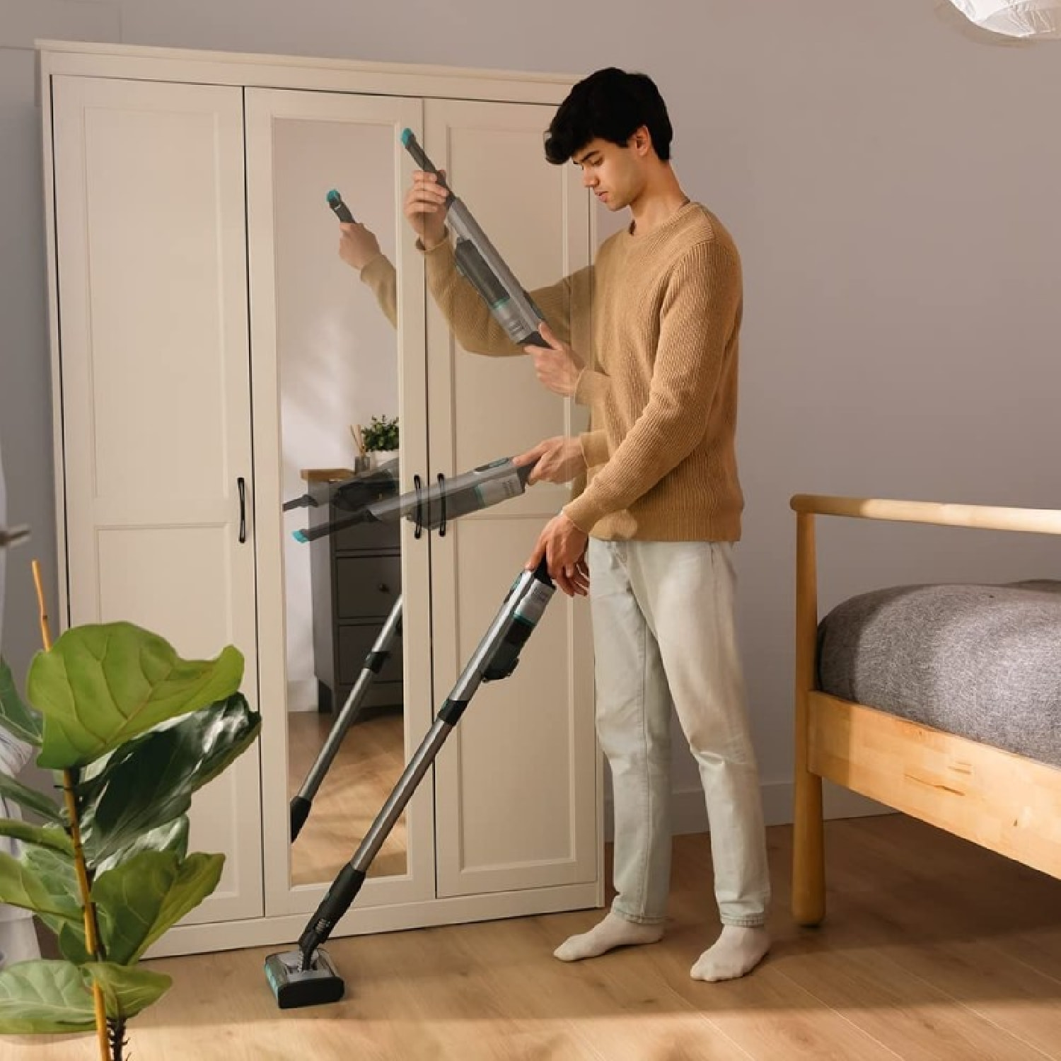 Cecotec Aspirateur-balais BLDC Scoba 2100 Twice