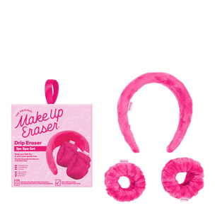 Drip Eraser Rose - Coffret Bandeau + Bracelets Duveteux