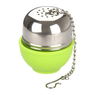 Boule à thé en acier inoxydable avec support Fackelmann