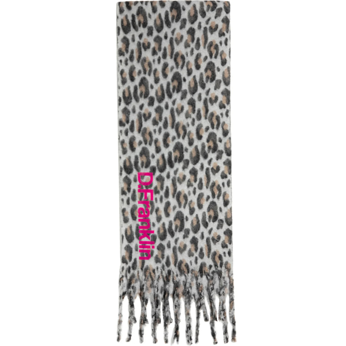 Bufanda Estampada en Leopardo Nordic TRK Leopard Scarf en Marrón D.Franklin