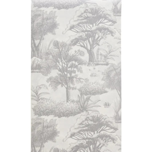 Papier peint intissé pré-encollé Melina 53x1000cm gris