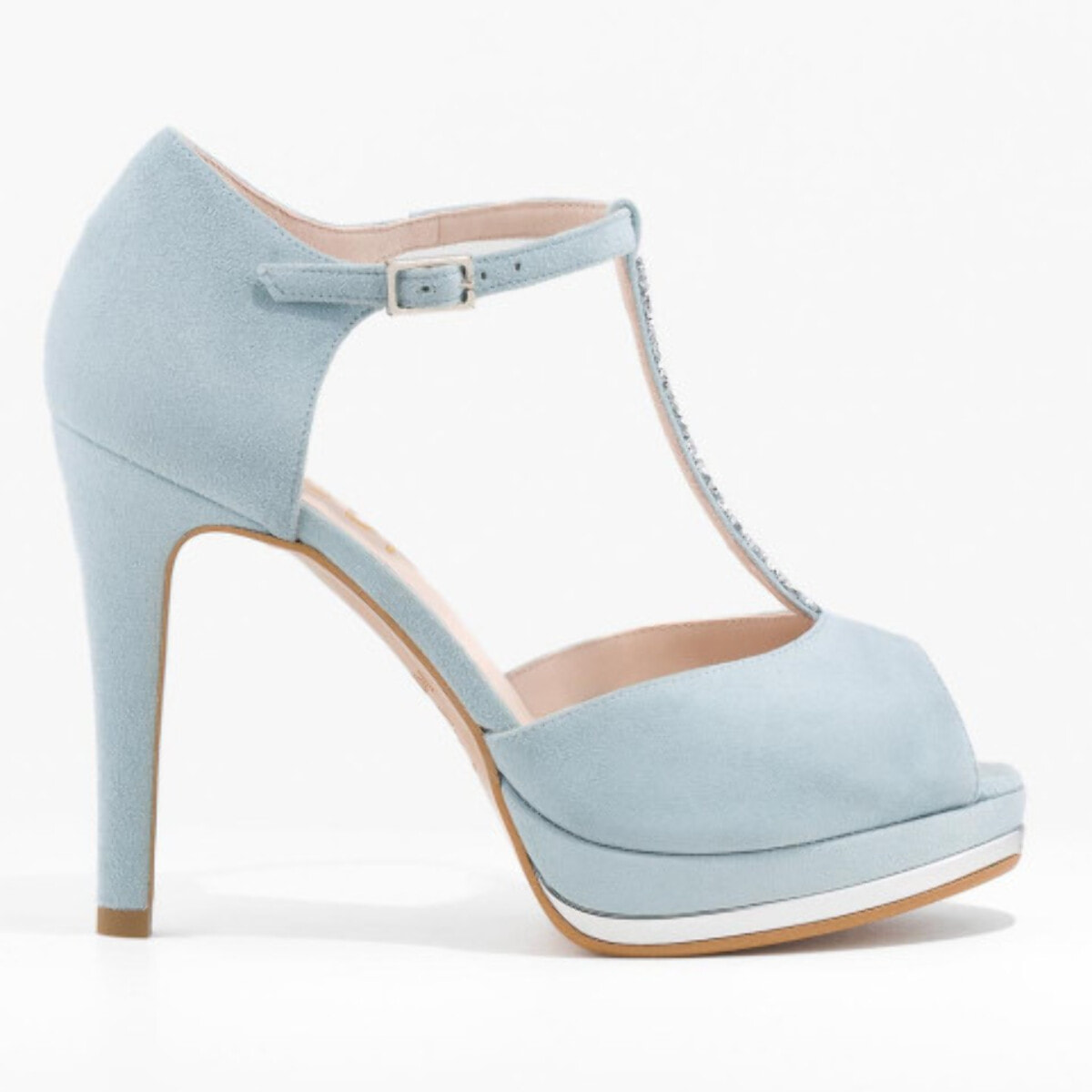 SANDALIAS DE NOVIA AZULES PAULI